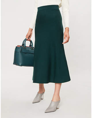 Gabriela Hearst Freddie wool-blend midi skirt
