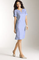 Thumbnail for your product : J. Jill Easy linen tab-sleeve dress