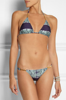 Thumbnail for your product : Vix Swimwear 2217 Vix Inga tie-dye print triangle bikini top