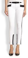 Thumbnail for your product : Hudson Chelsea Two-Tone Skinny Ankle Jeans