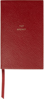 Thumbnail for your product : Smythson Top Secret textured-leather notebook