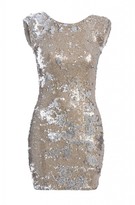 Thumbnail for your product : AX Paris Metallic Sequin Bodycon Dress