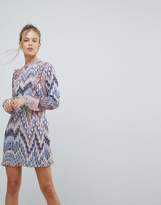 Thumbnail for your product : AX Paris Long Sleeve Graphic Print Dress