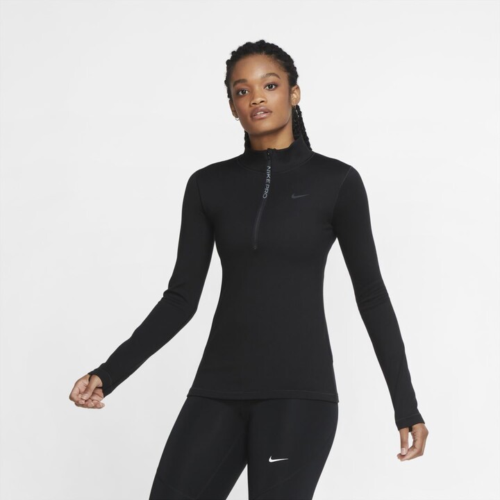 Nike Pro Warm Women's Long-Sleeve 1/2-Zip Top - ShopStyle