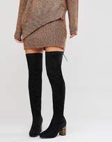 Thumbnail for your product : ASOS Kade Heeled Over The Knee Boots