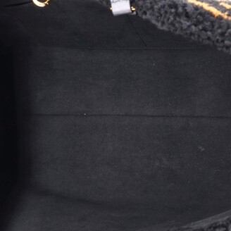 Louis Vuitton Onthego Monogram Teddy Fleece Black in Fleece with