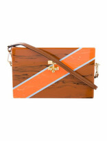 Thumbnail for your product : Edie Parker Large Trunk Diagonal Bag Brown
