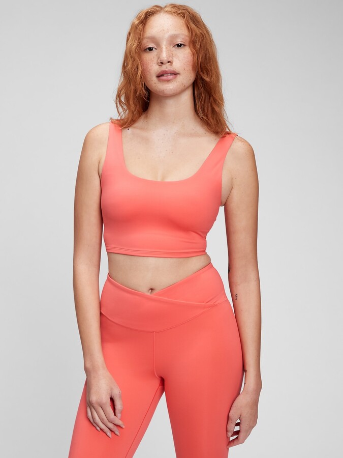 Coral Crop Top | Shop the world's largest collection of fashion 