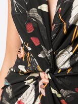 Thumbnail for your product : Etro Floral Tiger Print Maxi Dress