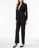 Thumbnail for your product : Le Suit One-Button Pinstriped Pantsuit
