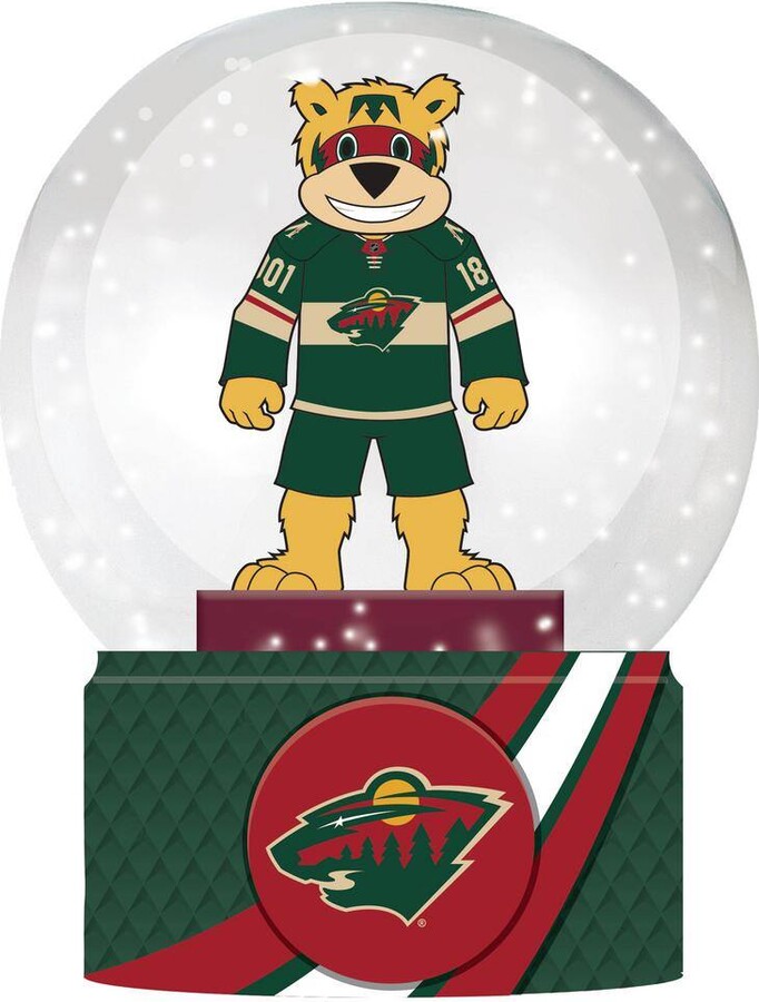 Evergreen Minnesota Wild 5 in. Multicolor Glass Tabletop Snow Globe