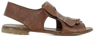 Moma Brown Leather Sandals