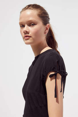 Urban Outfitters Liliana Tie-Back Short Sleeve Mini Dress