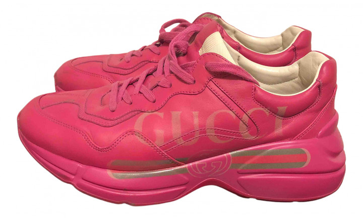 pink gucci shoes