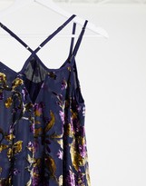 Thumbnail for your product : Raga Viola velvet maxi slip dress