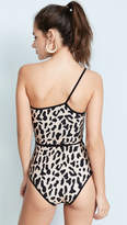 Thumbnail for your product : Diane von Furstenberg One Shoulder Belted Swimsuit