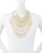 Thumbnail for your product : Lydell NYC Multicolored Pearl Statement Bib Necklace