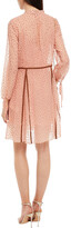 Thumbnail for your product : Coach Gathered Glittered Organza Mini Dress
