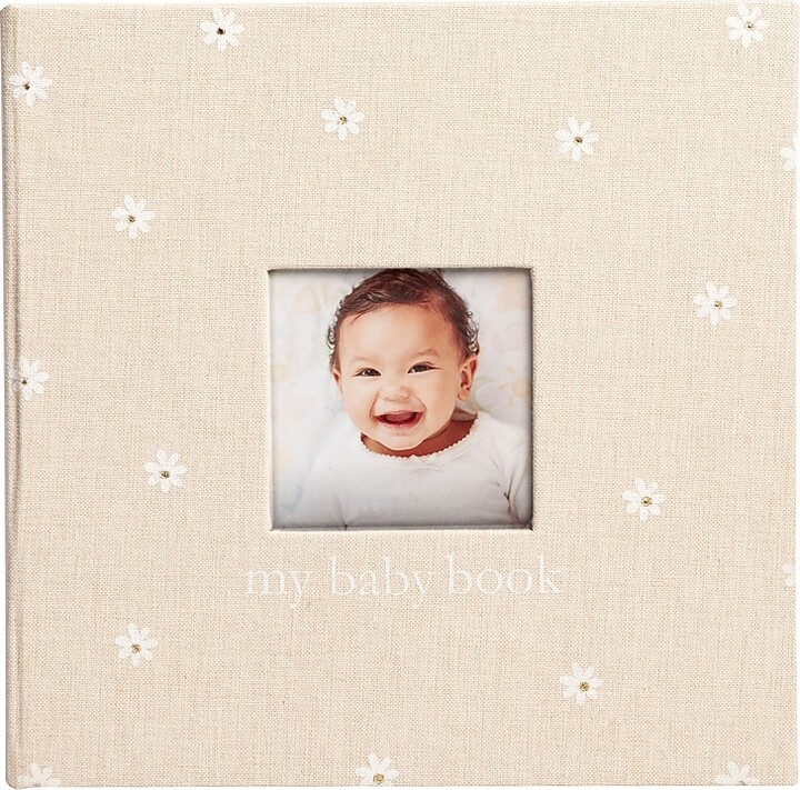 Pearhead First 5 Years Hardcover Memory Guided Journal, 8" x 8", Beige, 56 Pages (75165)