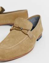 Thumbnail for your product : Ted Baker Siblac loafers in beige suede