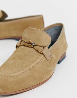 Ted Baker Siblac loafers in beige suede