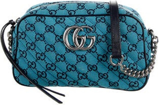 Gucci Ophidia GG Small Shoulder Bag, Blue, GG Canvas