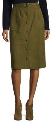Lafayette 148 New York Orla Suede Skirt