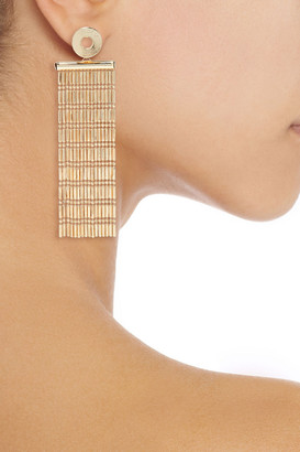 Kenneth Jay Lane 22-karat Gold-plated Earrings