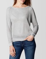 Thumbnail for your product : True Religion Long Sleeve Mesh Raglan Womens Knit Top