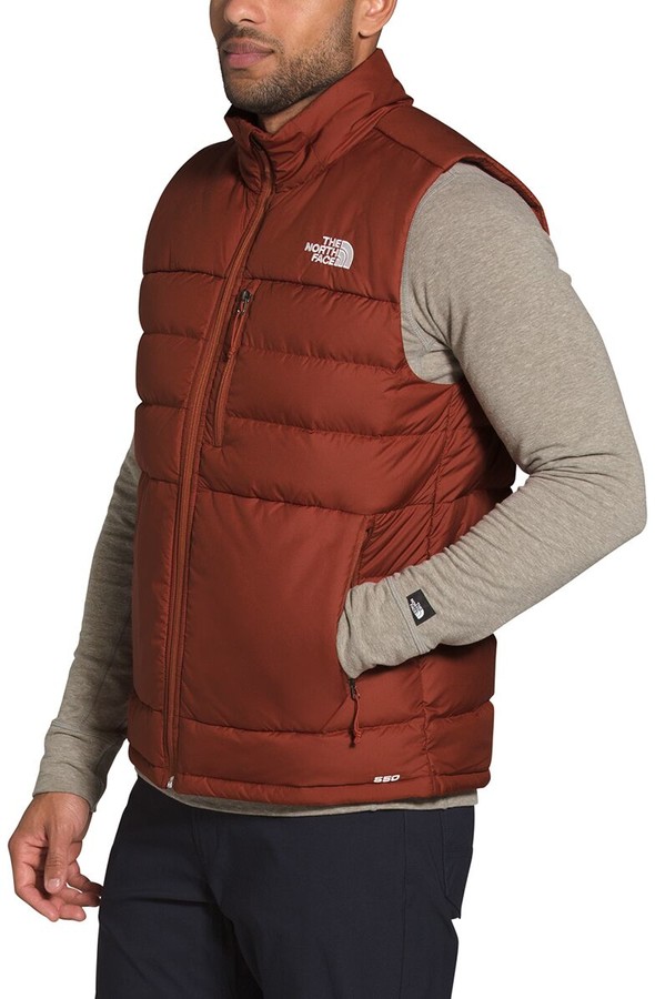 north face mens down vest
