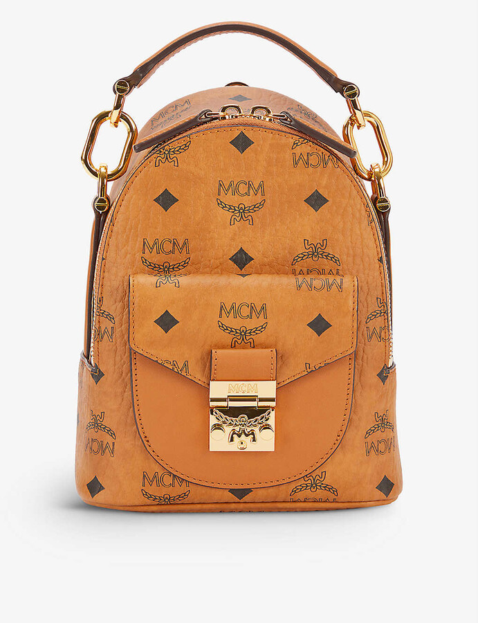 MCM Patricia coated canvas backpack - ShopStyle