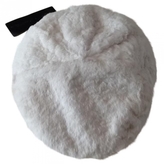 Thumbnail for your product : Burberry White Fur Hat