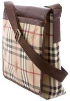 Thumbnail for your product : Burberry Haymarket Check Messenger Bag