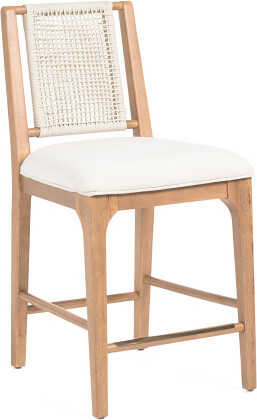 Oak Stool Rope Crossweave Dining Chair TJMAXX Set Of Rope
