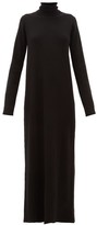 Thumbnail for your product : Raey Roll-neck Ribbed Cashmere Dress - Black
