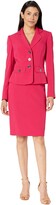 Thumbnail for your product : Le Suit Women's 3 Button Notch Collar Stretch Crepe FIT & Flare Skirt Suit with Pockets Set