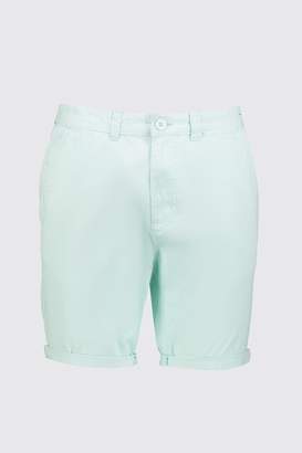 boohoo Skinny Fit Chino Short In Mid Length