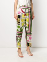 Thumbnail for your product : Moschino Pre-Owned 1990s Abstract Print Tailored Trousers