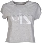 Thumbnail for your product : Calvin Klein Logo Cropped T-shirt