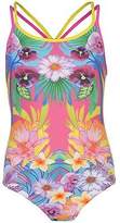 Thumbnail for your product : Zoggs Kids Boho Swimsuit Junior Girls Quick Drying Spaghetti Straps Print