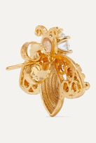 Thumbnail for your product : Mallarino Abeille Gold Vermeil Crystal Earrings