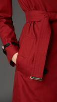 Thumbnail for your product : Burberry Cotton Gabardine Leather Detail Trench Coat