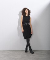 Thumbnail for your product : Raey Belted Crinkled-silk Shift Dress