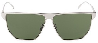 Bottega Veneta 57MM Flat-Top Geometric Sunglasses