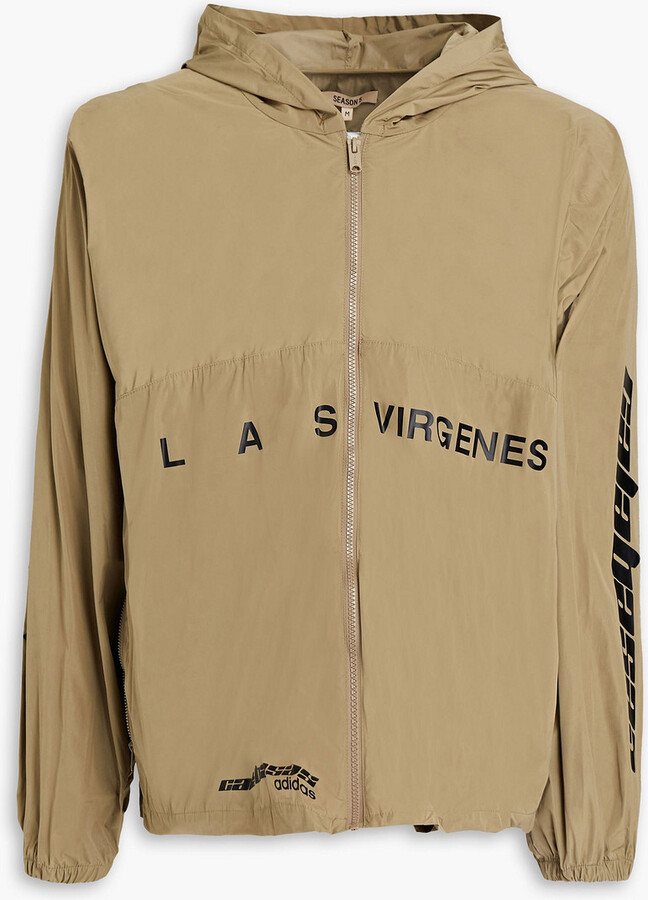 Adidas x Yeezy Printed shell hooded jacket - ShopStyle