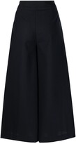 Thumbnail for your product : Semi-Couture Cropped Wide-Leg Trousers