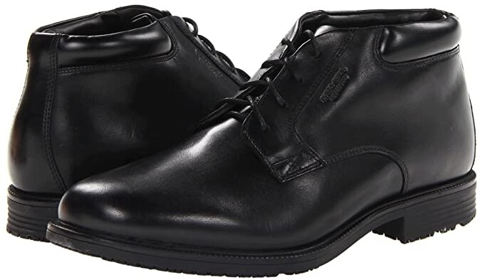 mens black dress chukka boots