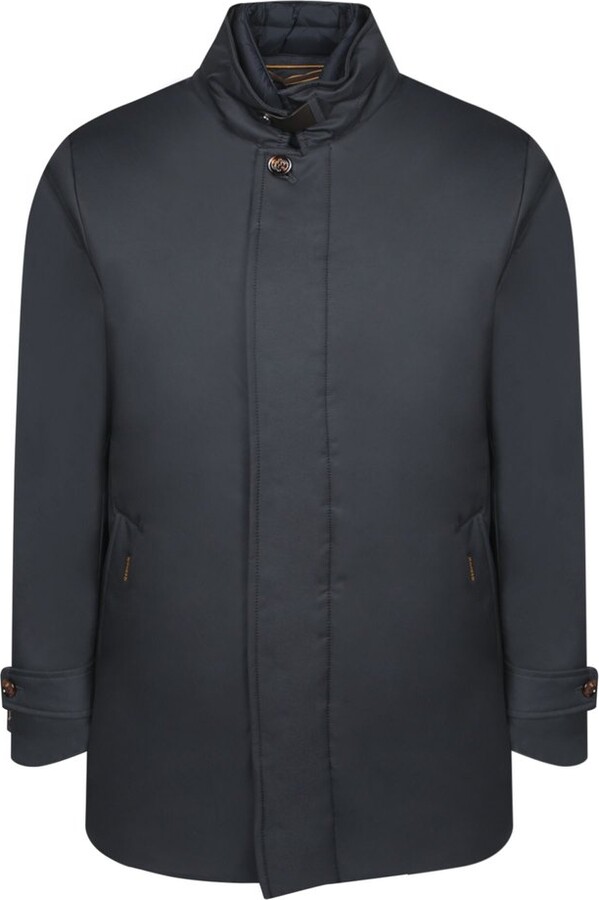 Moorer Padded High Collar Coat