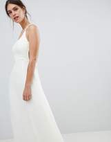 Thumbnail for your product : Minuet Exposed Back Maxi Dress With Strap Detail