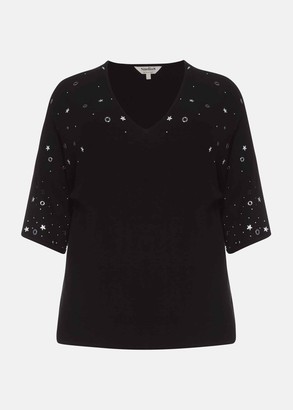 Phase Eight Immy Stud Knit Top